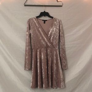 Velvet Long Sleeve Dress